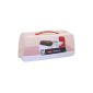 Curver 175247 Cake Box Rectangular Transparent / White (Kitchen)