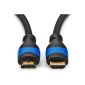 deleyCON 1.5m HDMI cable HDMI 2.0 / 1.4a compatible with high-speed Ethernet (Neuster Standard) ARC 3D 4K Ultra HD (1080p / 2160p) (Electronics)