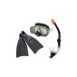 Dive Set 3 pcs.  Snorkelling flippers snorkel set (Misc.)