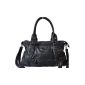 fashionable handbag Jennifer Jones Damentasche Carrying Case Shopper bag bag (Black) (Shoes)