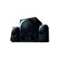 Sony SRSD8 2.1 PC speaker system (60 watts) black (accessories)