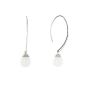Jewellery Chicks - Earrings Large White Agate Beads (Jewelry)