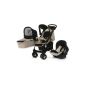 Combined Hauck Stroller - Shopper Trio Set, beige / black (Baby Care)