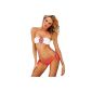 ATTOL®-Sexy Ladies Women Jeweled Floral Bandeau beach Bikini Set Padded Swimsuit Swimwear Tops and Bottoms (Misc.)