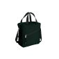 Black polyester Cool Cooler Lunch Bag with Shoulder Strap and Carry Handle