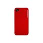 CaseCrown Snap-sleeve made of polycarbonate for the Apple iPhone 4 / 4S, red (Wireless Phone Accessory)
