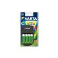 Varta Plug Charger charger for 4 AA / AAA batteries (incl. 4 AA batteries, each with 2100 mAh) (Wireless Phone Accessory)