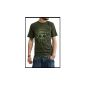 T-Shirt 'One Piece' - Skull With Map Used - Khaki - Size L (Clothing)