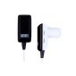 August EP605 - Bluetooth Earphone - In Ear Headphones with Mic - Lightweight headset for Bluetooth devices (White) (Wireless Phone Accessory)