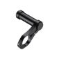 Point handlebar adapter ALU - mounting adapters for headlamps and computer, black, 19032201 (equipment)