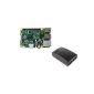 Starter Kit Bundle 2 parts: 2 Raspberry Pi Model B / Black Case (Electronics)