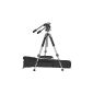 Ravelli (AVT) - Professional tripod head with 170cm with fluid outlet, and Cleats Retractable Carrying Bag Camera or Camera (Electronics)