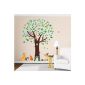 Decowall, DM-1312, Big Tree and Friends of Animals Wall Stickers / Wall Decals / Wall tattoos / transfers Wall (Baby Care)