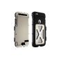 Alienwork Metal Gear Case for iPhone 6 More Cases Against Shock Case Pouch Holder Stainless Steel Silver AP6P12-02 (Wireless Phone Accessory)