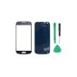 GLASS TOUCH SCREEN ice glass framing Color Night Dark Blue for SAMSUNG GALAXY S4 IV i9190 i9195 mini screwdriver + accessories tools (Electronics)