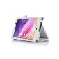 ELTD® Case Cover for Asus MeMO Pad Tablet 7 ME572C (For Asus Pad MeMO 7 ME572C, White) (Electronics)