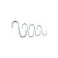 ESSE professional kitchen or hooks.  Stainless steel.  2 points.  L 80 mm.  (Kitchen)