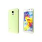 ECENCE Samsung Galaxy S5 mini Protective cover Cover Shell slim case easily thin flat green 13040405 (Electronics)