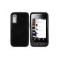 mumbi TPU Skin Case Samsung GT S5230 Star Silicone Case Cover - Silicon Protector sleeve black (Electronics)