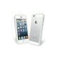 G4GADGET Silicone Bumper for iPhone 5 / 5S Transparent / White (Shoes)