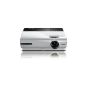 BenQ W600 HD ready projector (2,600 ANSI lumens, 3000: 1 contrast ratio, 2x HDMI) black and white (accessory)