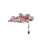 Womdee (TM) Sweet Retro Style Vintage Style Jewelry crystal butterfly hair clips hair stick-Rosarot With Womdee Accessorie necklace (Personal Care)