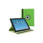 kwmobile® LEATHER 360 premium for Apple iPad 2/3/4 Green with media function (Electronics)