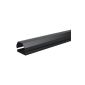 Konig aluminum channel Cable cover for LCD / Plasma Black (Accessory)
