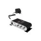 LEPY LP-808 mini HiFi amplifier / digital stereo audio amplifier with output Super Bass + adapter 3A Car Moto, iPhone, computer, CD, MD, MP3, MP4, iPod etc. (Black) (Electronics)