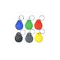 6 Key NFC badges | Topaz 512 Byte | 6 colors | (Electronics)