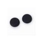 Pair of Plugs Thumbstick Joystick Controller for PlayStation 4 PS4 - Black (Video Game)