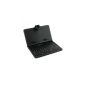 Protective Case with Keyboard for Windows 7 and Android tablet, 25.65 cm (10.1 inches), Black (Electronics)