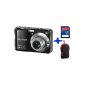 Fuji AX650 Black Digital Camera + 8GB Sandisk + hardshell case + (Fujifilm Finepix AX650 Black, 16MP, 5xOptical Zoom, 2.7 