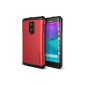 Galaxy Note Edge Case, Veruscase [Hard Drop] Samsung Galaxy Note Case Edge [Thor] [Crimson Red] Extra Slim Fit Dual Layer Hard Case Cover (Electronics)