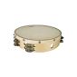 Tiger TAM98-10 tambourine with a natural skin - 10 