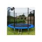 Trampoline 305cm with safety net, ladder and edge covering - garden trampoline Children trampoline (Misc.)