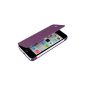 Case kwmobile® practical and stylish protective flap for Apple iPhone 5C Violet (Wireless Phone Accessory)