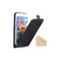 EasyAcc Genuine Leather Case Flip Case Cover for Samsung Galaxy S3 i9300 (Black) (Electronics)