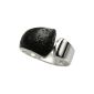Beautiful silver ring with lava, size: size 62 (19.8 mm) (Jewelry)