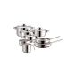 Domestic TOP Selection by Maeser, Varuna series, cookware set 12-piece made of stainless steel 18/10, induction, liter scale (household goods)