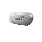 Sony ZSP-S30CPW.CED Player Boombox Radio / CD / MP3 / USB 1W + 1W stereo RMS White (Electronics)
