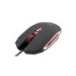 Perixx MX-800B, gamer Wired Mouse - 5 buttons - Omron Micro Switches - rate 1000HZ polling - Black (Electronics)