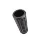 Physio Room Grid Roller Foam Roller Massage roll 15 cm x 38 cm - Trigger Point - Ideal for exercises of core muscles & Massage - Ideal for Yoga & Pilates - Adaptable - compressive strength 30 & 3D user interface design - Black - (Misc.) ERH-151