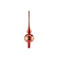 Brauns Heitmann 6050 decorated tree top, blown about 27 cm, and hand-painted, red (household goods)