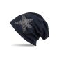 style breaker classic Unisex Beanie with star Strass Application, warm 04024023 (Textiles)