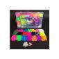 4200 Loopy Loom Loom Bands Set Box Rubber bracelet German leaflet Wed 50 letter beads, 10 beads (Toys)
