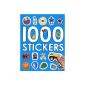 1000 STICKERS (BLUE) (Paperback)