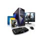 Complete gaming PC set