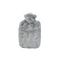 Hugo Frosch - Hot water bottle stuffed with fluffy cover - gray color
