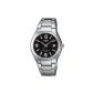 Casio - MTP-1265D-1AVEF - Men's Watch - Analogue Quartz - Steel Bracelet - Black (Watch)